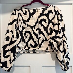 Rachel Zoe Patterned Women's crop Top